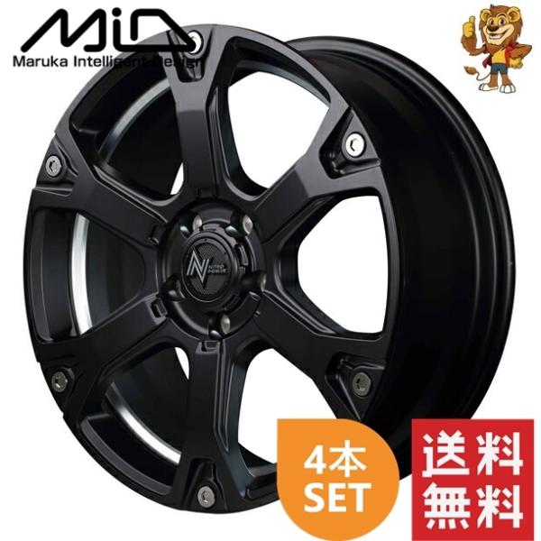 マルカサービス ホイール4本セット MID NITRO POWER WARHEAD S (SB/UP