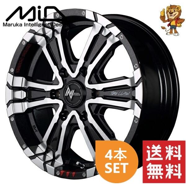 ・メーカー:MID NITRO POWER CROSS CLAW4本セット マルカサービス ホイール4本セット MID NITRO POWER CROSS CLAW GE (BM