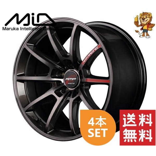 マルカサービス ホイール4本セット MID RMP RACING R25 (G1B) 18インチ