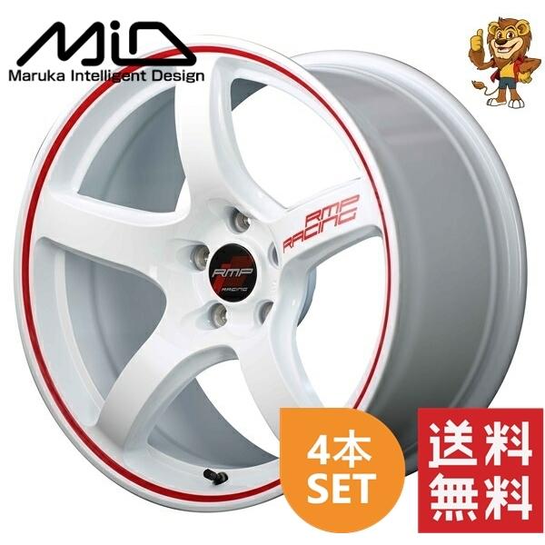 マルカサービス ホイール4本セット MID RMP RACING R50 (WHRR) 18
