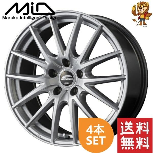 ホイール4本セット MID SCHNEIDER SQ27 (MSIL) 18インチ 7.0J PCD