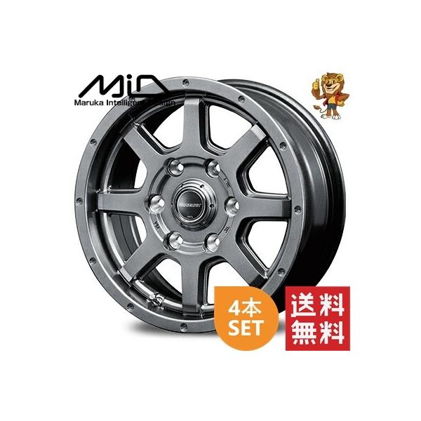 マルカサービス ホイール4本セット MID ROAD MAX MUD RIDER (MG) 15
