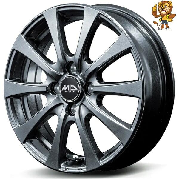 マルカサービス ホイール4本セット MID Euro SPEED New G10 (MG) 14 