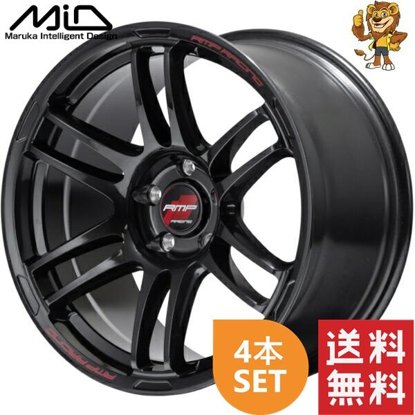 RMP Racing 18インチ タイヤホイール4本セット 114.3 マルカサービス ホイール4本セット MID RMP RACING R26 (CBK) 18インチ
