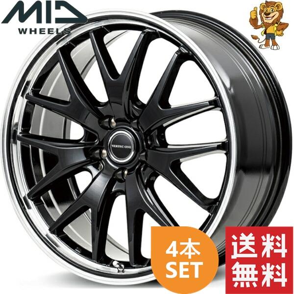 マルカサービス ホイール4本セット MID VERTEC ONE EXE7 (GBK マルカサービス ホイール4本セット MID VERTEC ONE EXE7 (GBK