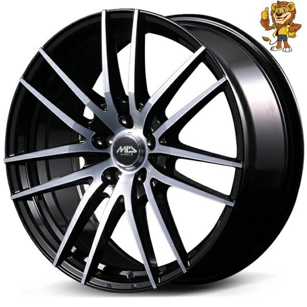 マルカサービス ホイール4本セット MID MID WHEELS RX14 (BKP) 17