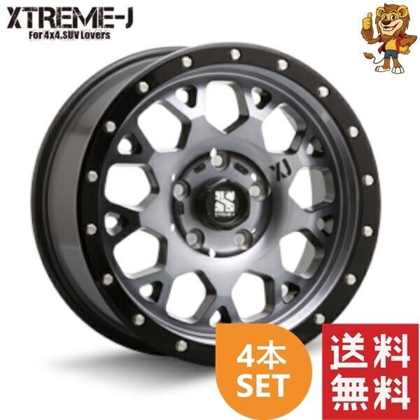 【ペーやん】アルミホイールMLJ XJ04×4本　1/4 MLJ ホイール4本セット MLJ XTREME-J XJ04 16インチ 7.0J PCD:114.3 穴