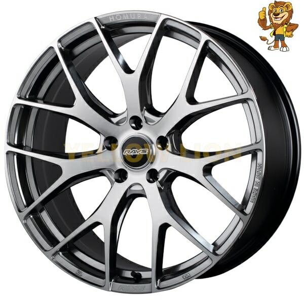 RAYS ホイール4本セット HOMURA 2x7FT (QAJ) 19インチ 8.0J PCD