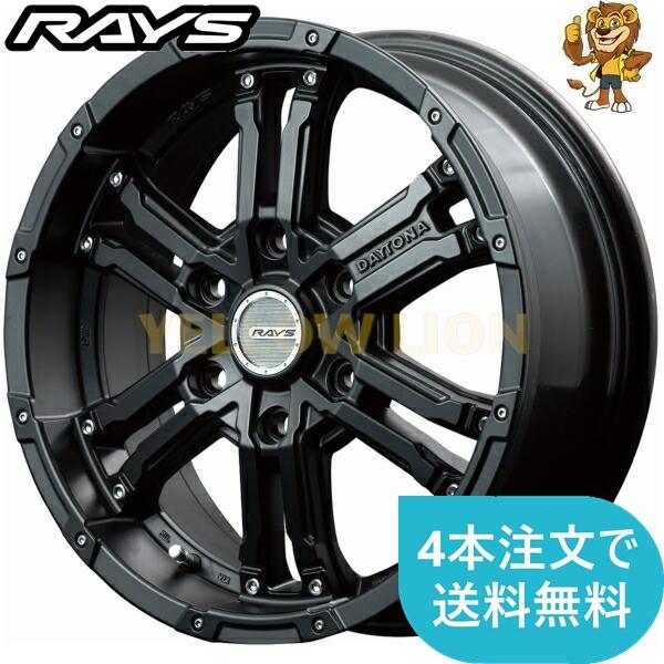 TEAM DAYTONA ホイールのみ1本 RAYS FDX (SB) 16インチ 6.5J PCD