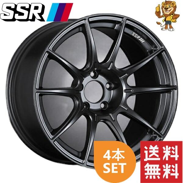 SSR ホイール4本セット SSR GTX01 (FBK) 17インチ 7.0J PCD：100/5H
