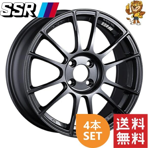SSR ホイール4本セット GTX04 (DGM) 17インチ 7.0J PCD：100/4H イン