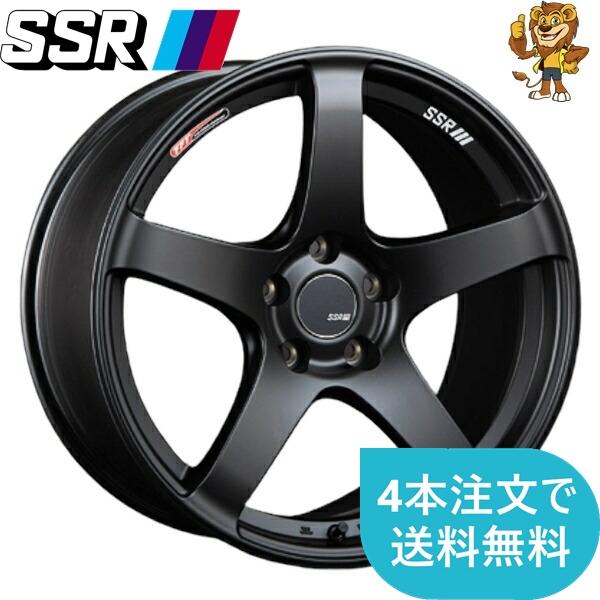 SSR ホイールのみ1本 GTV01 (FBK) 18インチ 7.5J PCD：114.3/5H イン 