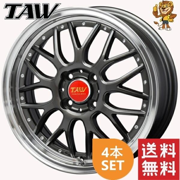 ホイール4本セット TAW Leowing RM9 (GGM) 15インチ 5.0J PCD:100/4H 