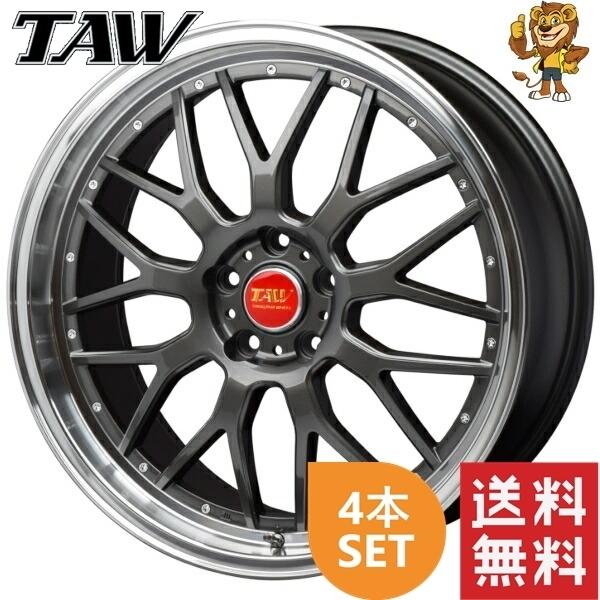 ホイール4本セット TAW Leowing RM9 (GGM) 19インチ 8.0J PCD