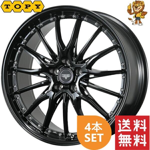 ホイール4本セット TOPY DORFREN HYVAA (ドルフレン ヒューヴァー) 17