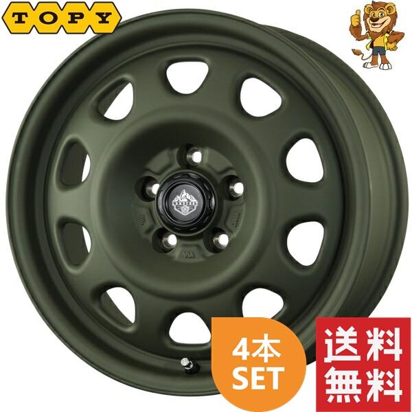 ホイール4本セット TOPY LANDFOOT SWZ (ランドフット エスダブリュー