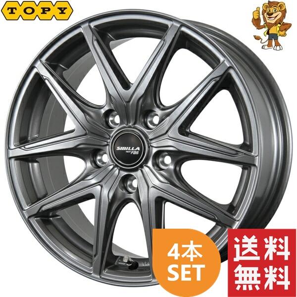 ホイール4本セット TOPY SIBILLA NEXT F05 (DEEP S) 16インチ 6.5J PCD