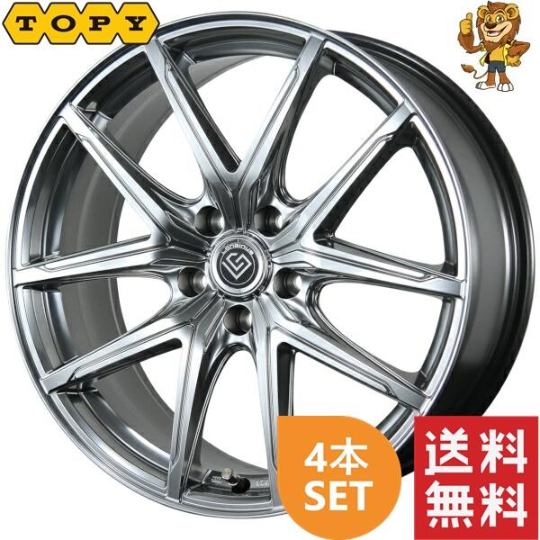 ホイール4本セット TOPY LONGINUS RE-X (HS) 19インチ 7.0J PCD：120