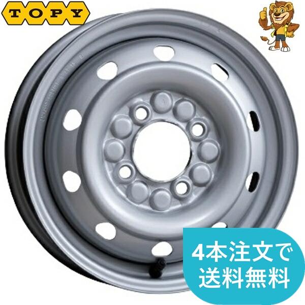 ホイール1本 TOPY 単穴スチールホイール 12インチ 3.50B PCD：100 穴数