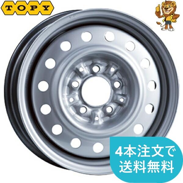ホイール1本 TOPY 単穴スチールホイール 15インチ 6.0J PCD：114.3 穴