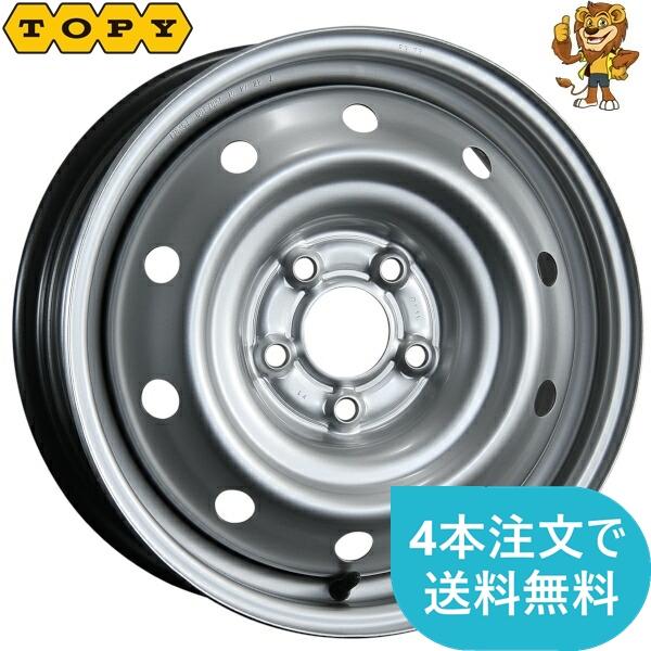205/65 R16 109/107L LTタイヤTOPY スチール ホイール ホイール1本 TOPY 単穴スチールホイール 16インチ 6.0J PCD：114.3 穴