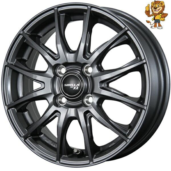 ホイール1本 TOPY SIBILLA NEXT X2 (DS) 13インチ 4.00B PCD：100/4H