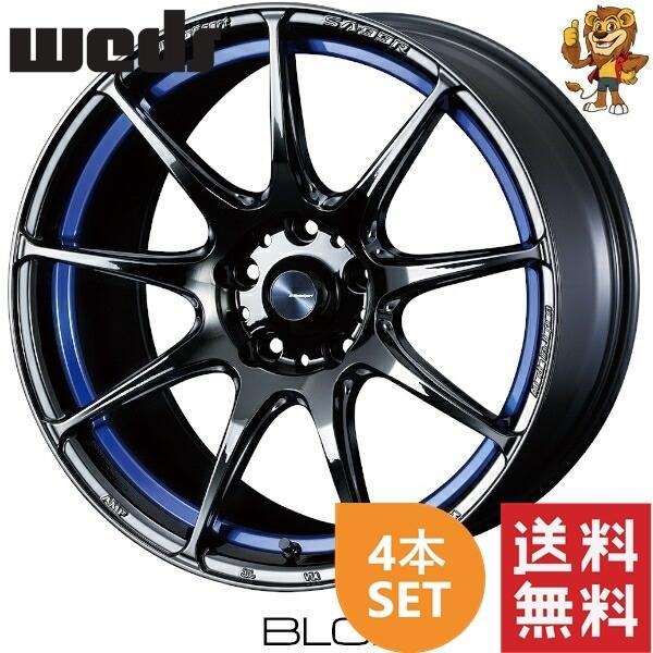 WEDS ホイール4本セット weds WEDSSPORT SA99R (BLC2) 17インチ 7.5J 
