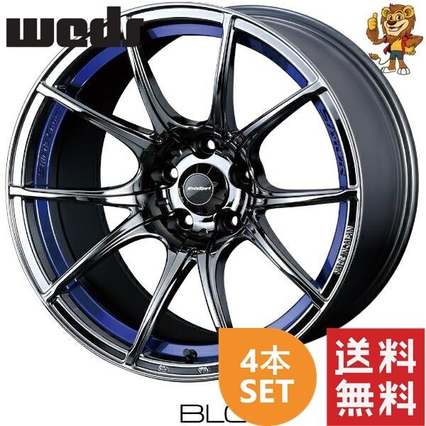 WEDS ホイール4本セット weds WEDSSPORT SA10R (BLC) 18インチ 8.5J 