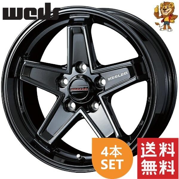 WEDS ホイール4本セット weds KEELER TACTICS (GBK) 17インチ 7.5J PCD 