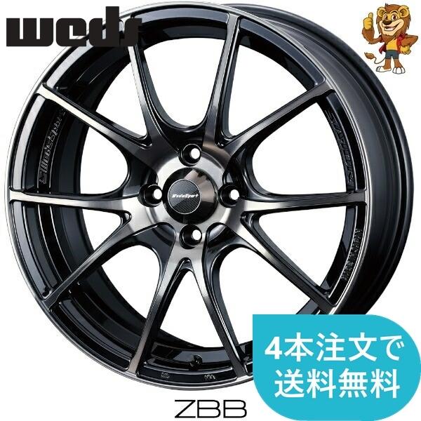 ホイールのみ1本 weds WEDSSPORT SA10R (ZBB) 17インチ 7.0J PCD100/4H 