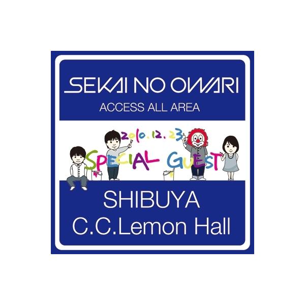 ボーナスストアPlus 対象 DVD SEKAI NO OWARI 2010.12.23 SHIBUYA C.C.Lemon Hall