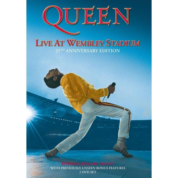 ボーナスストアPlus対象 廃盤 Queen DVD Live at Wembley Stadium ライヴ アット ウェンブリー スタジアム 25周年記念