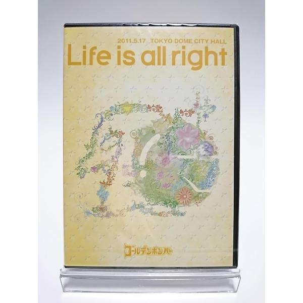 【初回限定版】ゴールデンボンバー　Life is all right DVD Life is all right 追加公演(2011/5/17@TOKYO DOME CITY HALL