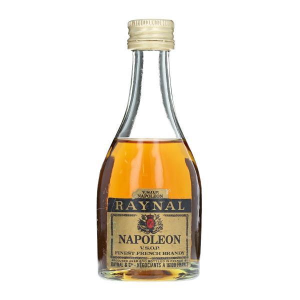 【ミニチュアボトル】レイナル ナポレオン VSOP フレンチ ブランデー 箱なし 容量推定30ml　KBM1489