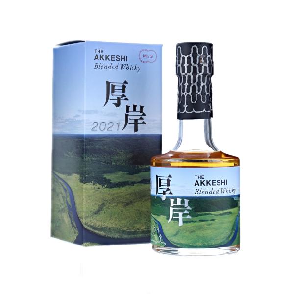 厚岸 2021 尾幌川ラベル ウイスキー 箱付 200ml 48% YS-AKKESHI 厚岸 2021 尾幌川ラベル ウイスキー 箱付 200ml 48% YS-AKKESHI