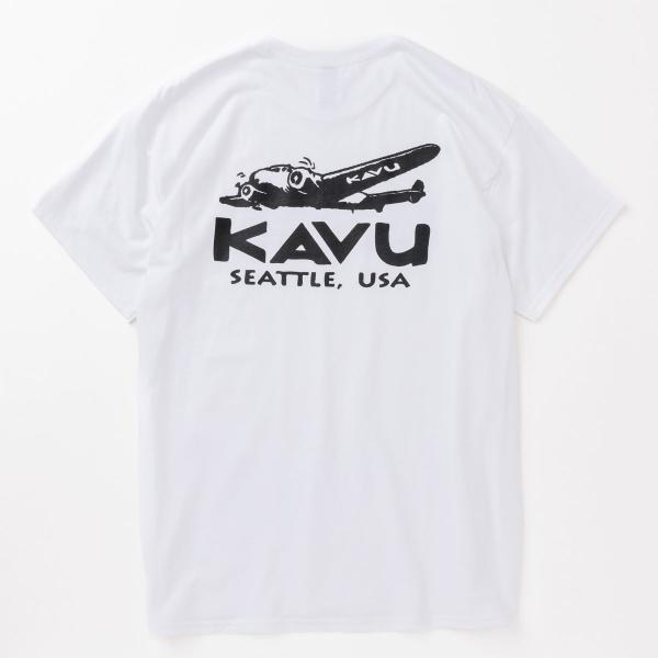 カブー　KAVU　Air Ticket Tee エアチケットTee　ホワイト
