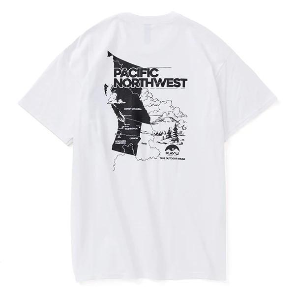 KAVU　カブー　パシフィックノースウェスト　Tシャツ　ホワイト