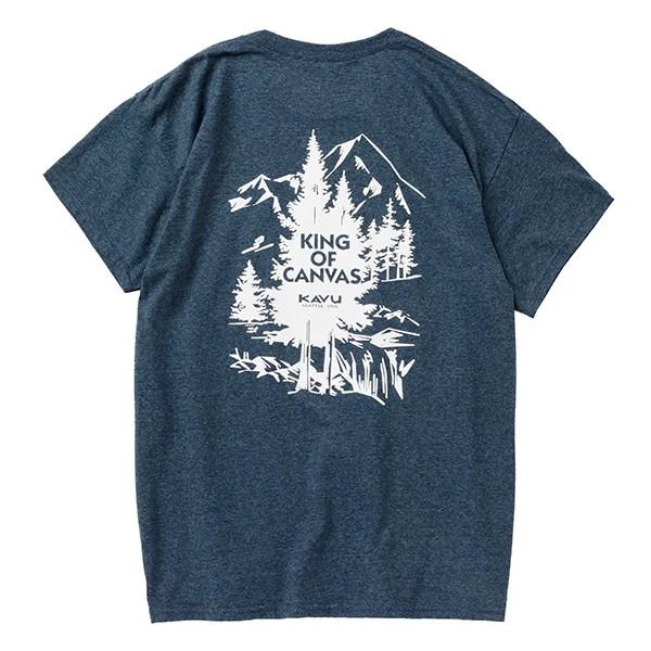 KAVU　カブー　ツリー　Tシャツ　DarkHeather