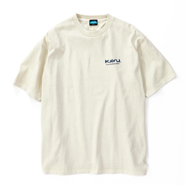 KAVU　カブー メンズ　ワシントンマップ Tシャツ　アイボリー　Mサイズ
