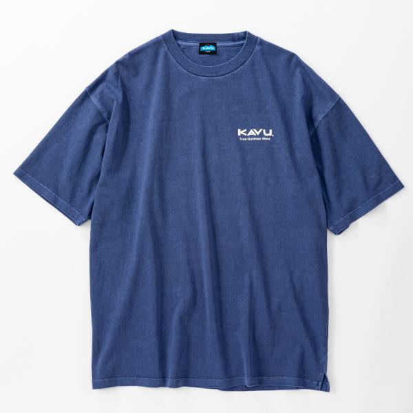 KAVU　カブー メンズ　ワシントンマップ Tシャツ　ネイビー
