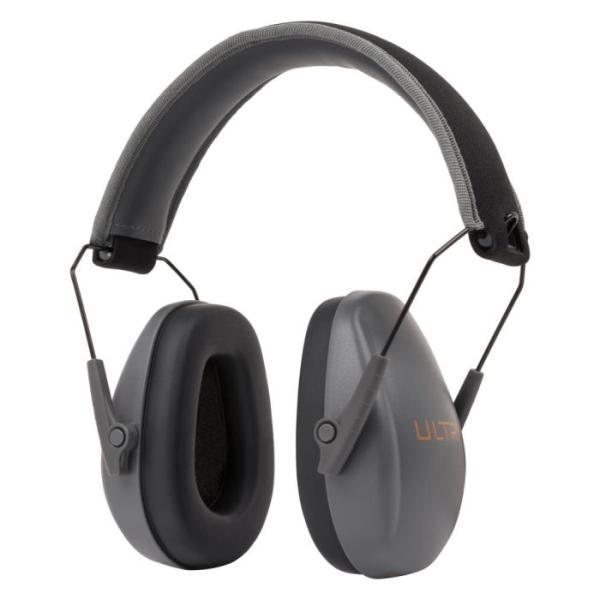 ULTRX Slim Profile Passive Earmuff Gray イヤーマフ イヤープロテクター