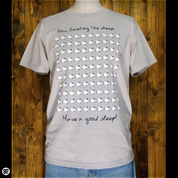 5.6oz.半袖Tシャツ Sleep Sheep シルバーグレー : Tシャツ通販の 
