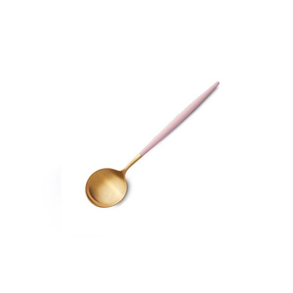 Cutipol GOA  コーヒースプーン ピンク×ゴールド / クチポールゴア (正規代理店品 メール便可 6本まで ティースプーン カトラリー オシャレ かわいい)