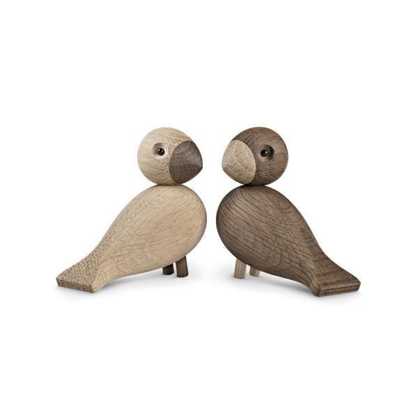 【極美品/箱あり】カイボイスン　ラブバード　ペア　北欧インテリア　木製 カイボイスン ペア・ラブバード (kaybojesen lovebird 北欧 北欧雑貨