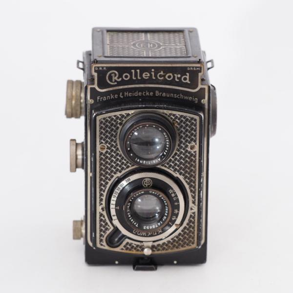 Rolleicord I ローライコード1型 Triotar 75mm F4.5 二眼レフ Art Deco 金ピカコード #12884