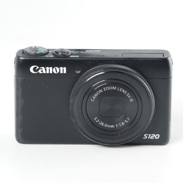 Canon キヤノン デジタルカメラ PowerShot S120 ブラック F値1.8 広角24mm 光学5倍ズーム PSS120(BK)  #13798