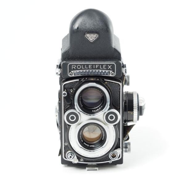 Rolleiflex 3.5F ホワイトフェイス プリズムファインダー + PLANAR 75mm f3.5 ローライ 二眼レフカメラ #14589
