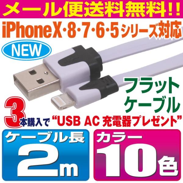 iPhone11/X/8/7/6/5V[YΉ tbgP[u 2m Jt10J[ X}z [dP[u iPhone iPad iPodyLFF20z