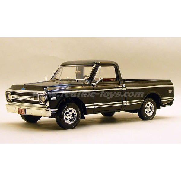 アメ車ミニカー ハイウェイ61 1969 シボレーc10 Fleet Side ピックアップ Black 1 18 Hwy レッドラインコレクティブルズ 通販 Yahoo ショッピング