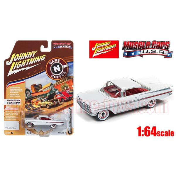 アメ車ミニカー ジョニーライトニング 1959 シボレー インパラ ホワイト 1 64 Buyee Buyee 提供一站式最全面最專業現地yahoo Japan拍賣代bid代拍代購服務 Bot Online